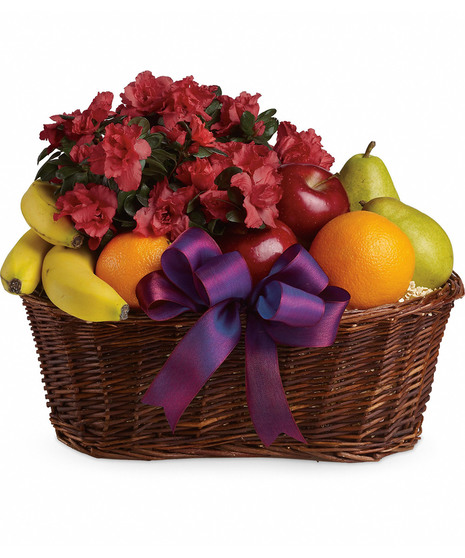 Fruits and Blooms Basket