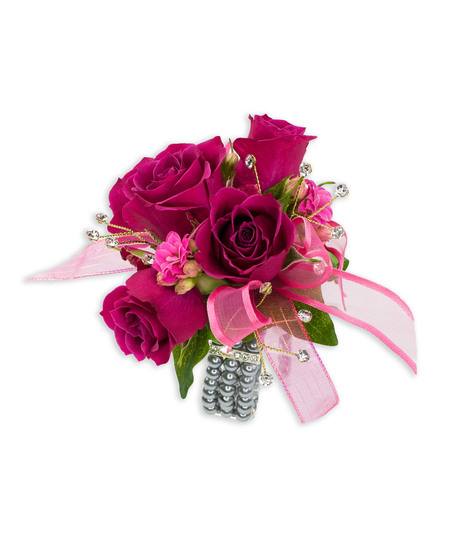 Fuchsia Wrist Corsage