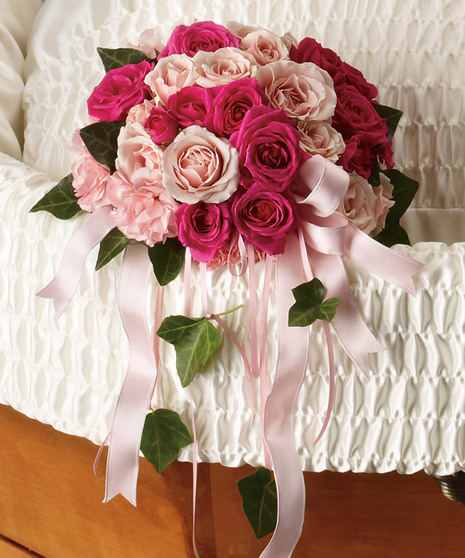 Rose Reflection Casket Insert