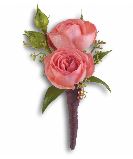 Rose Simplicity Boutonniere