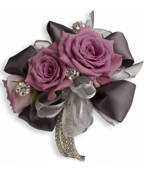 Roses And Ribbons Corsage