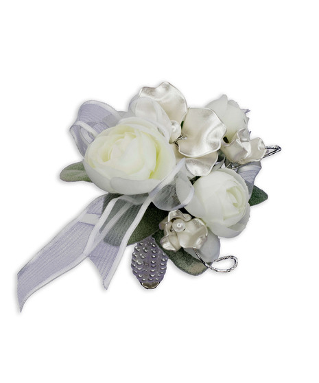 Satin Pearl Wrist Corsage
