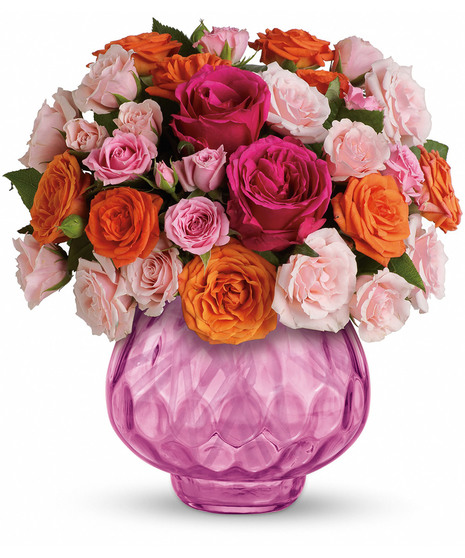 Sweet Fire Bouquet with Roses