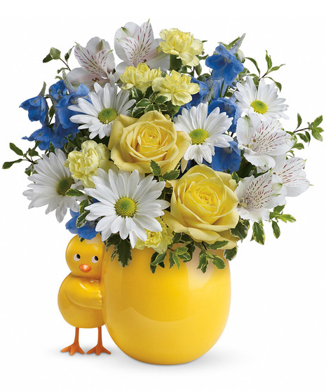 Sweet Peep Bouquet - Baby Blue