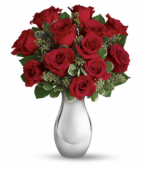 True Romance Bouquet with Red Roses