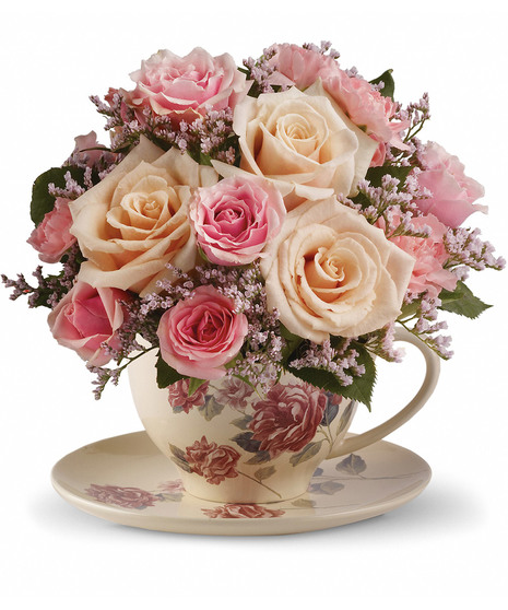 Victorian Teacup Bouquet