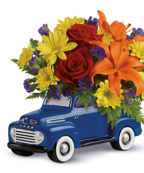 Vintage Ford Pickup Bouquet