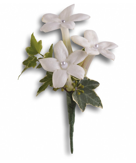 White Gloves Boutonniere